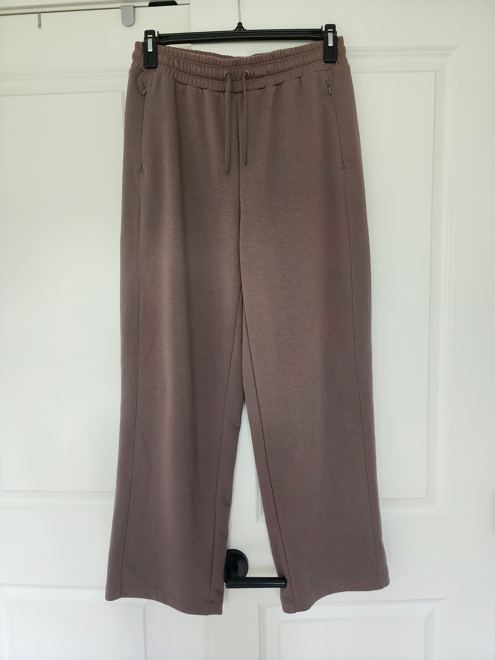 Mondetta Wide Leg Sweatpants Size M | Taupe Straight Leg